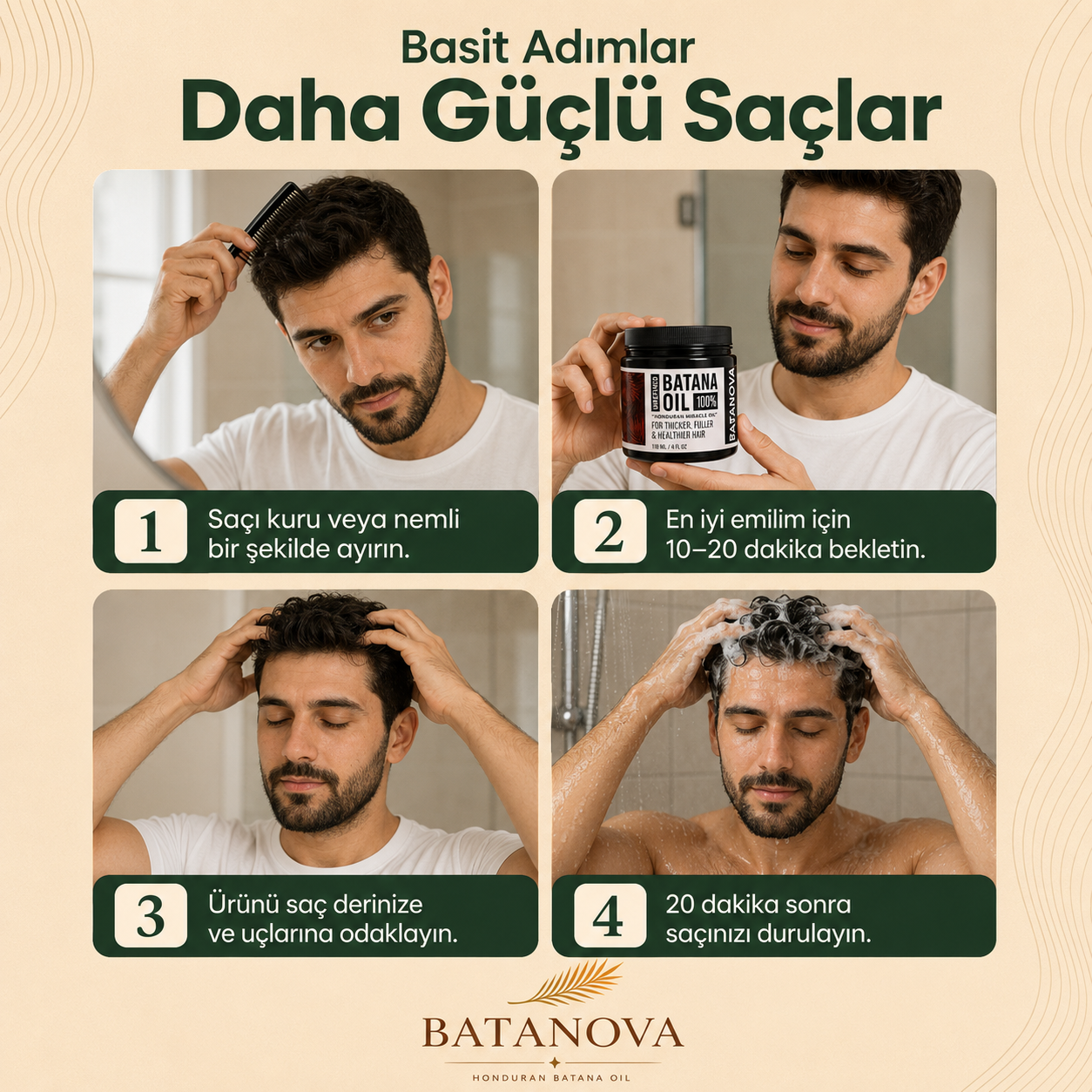 Batana Doğal Saç Bakım Yağı