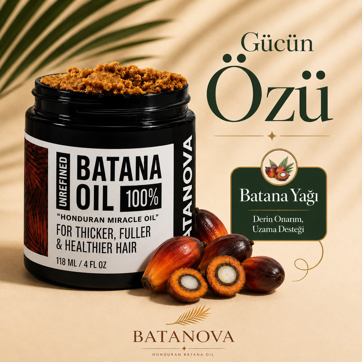 Batana Doğal Saç Bakım Yağı