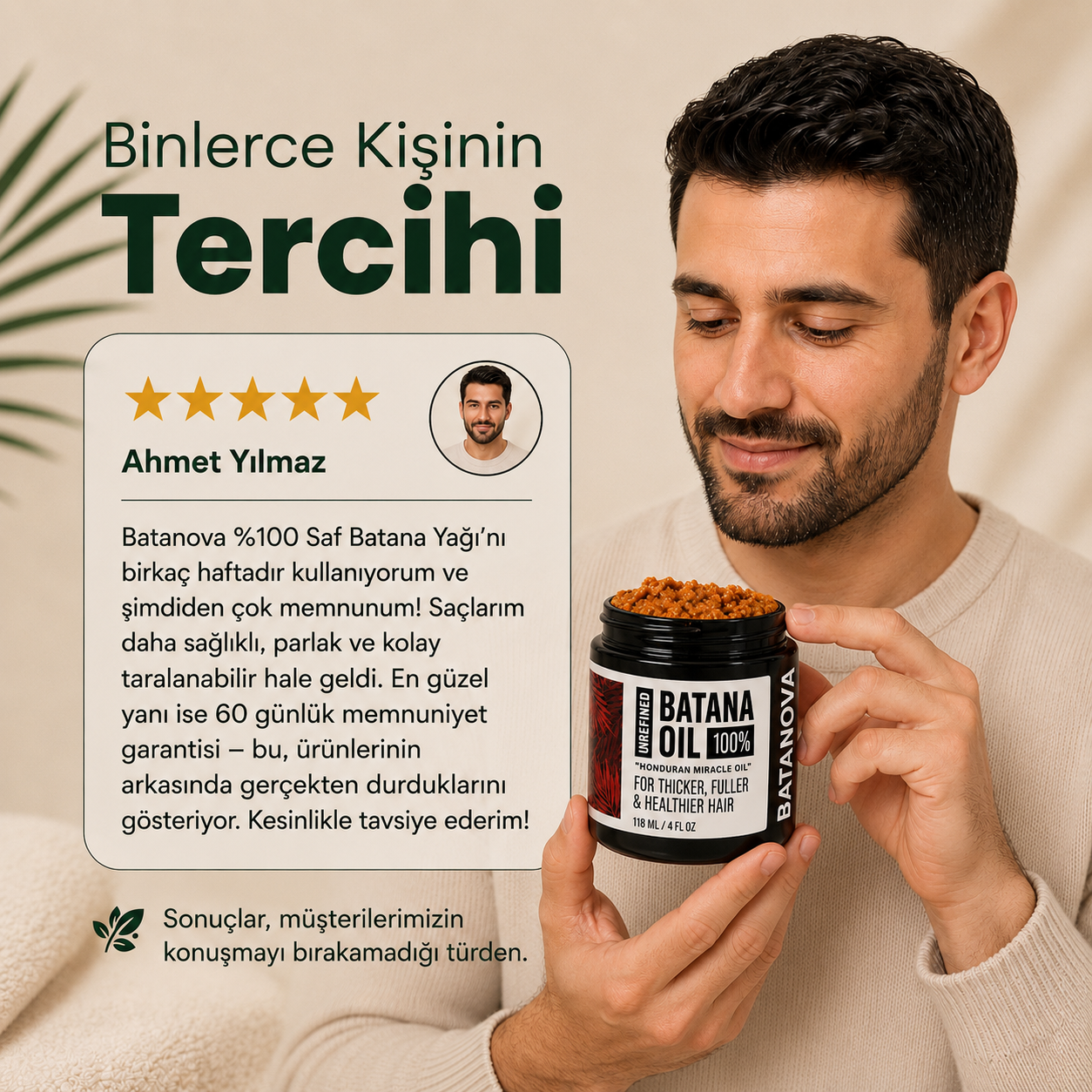 Batana Doğal Saç Bakım Yağı
