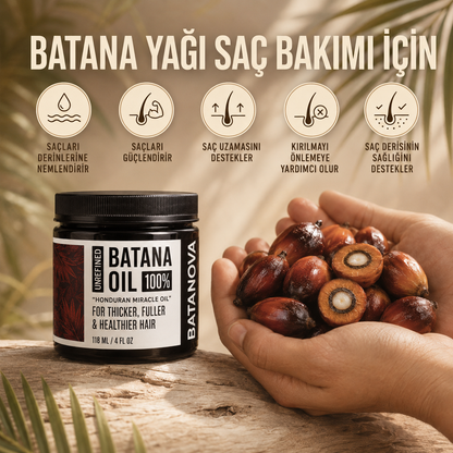 Batana Doğal Saç Bakım Yağı